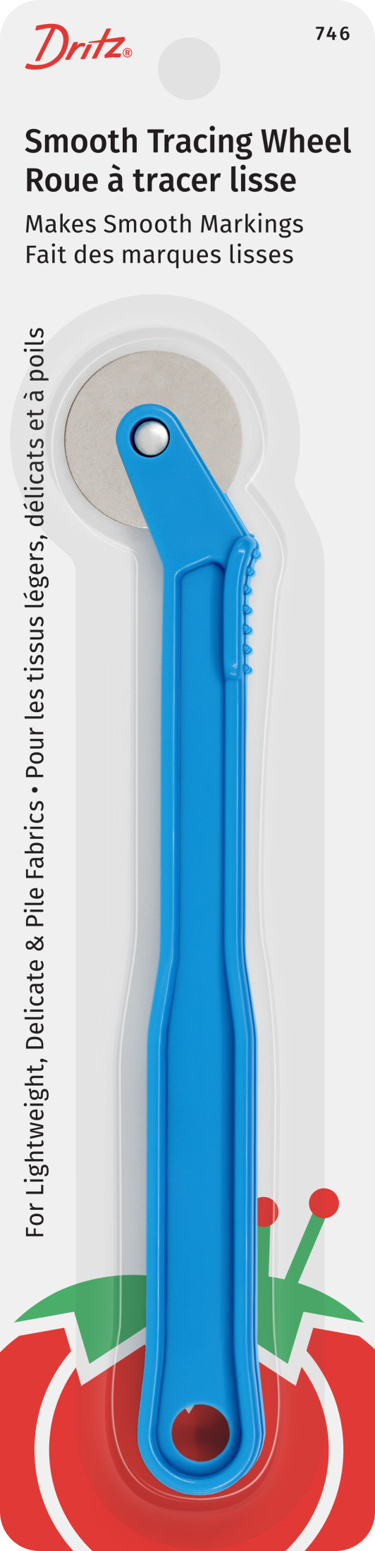 Dritz 746 roulette à tracer lisse tissu délicat