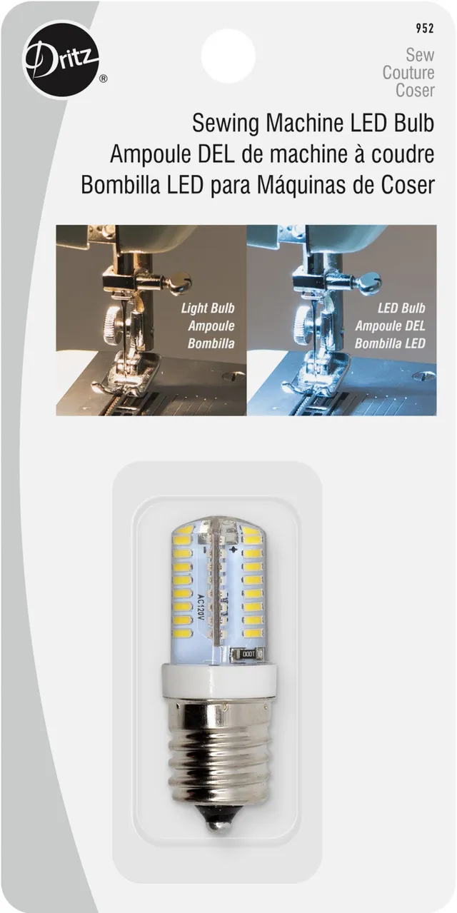 Dritz Ampoule LED Machine à Coudre Culot à Vis E17