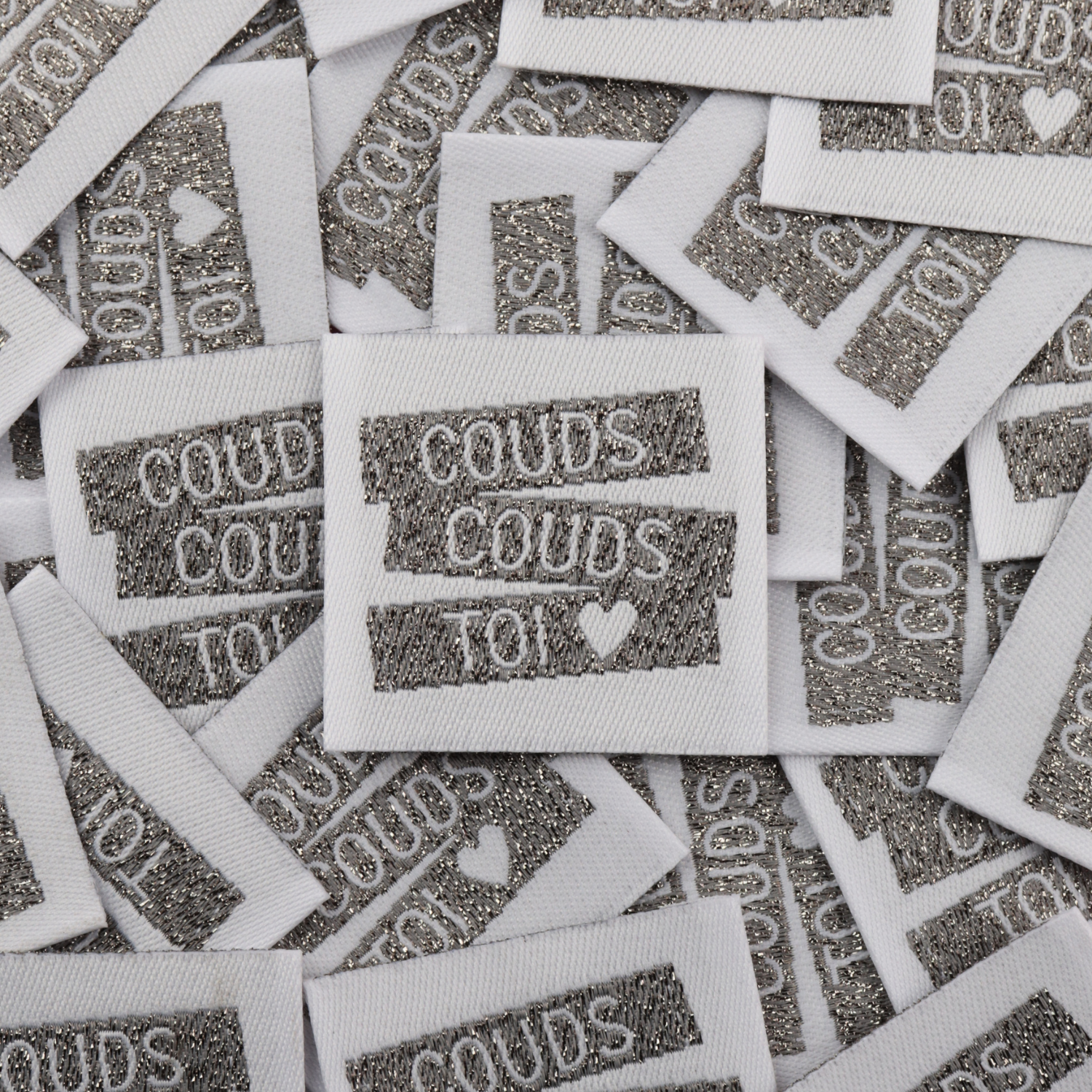 Bohin Étiquettes à coudre étiquette Couds couds toi 3,5 cm