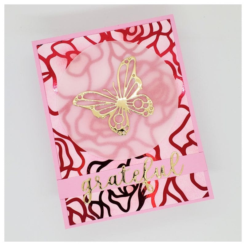 HeatnBond Deco Foil carte toner Bold Blooms A2 x8