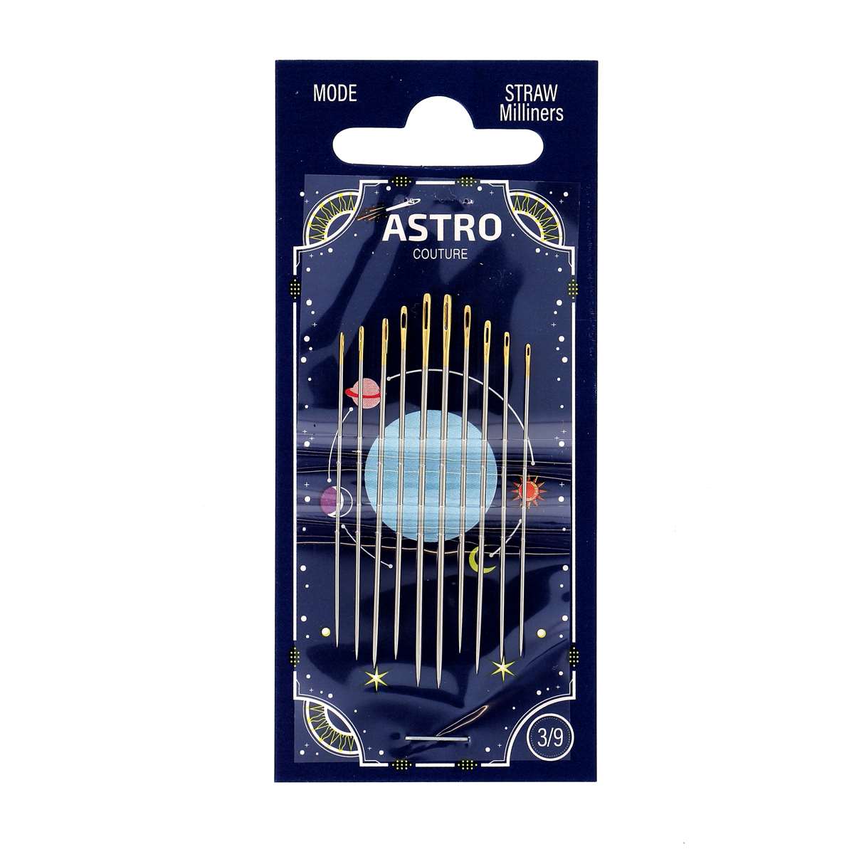 Bohin Astro Couture aiguilles mode N°7 tissu fin x12