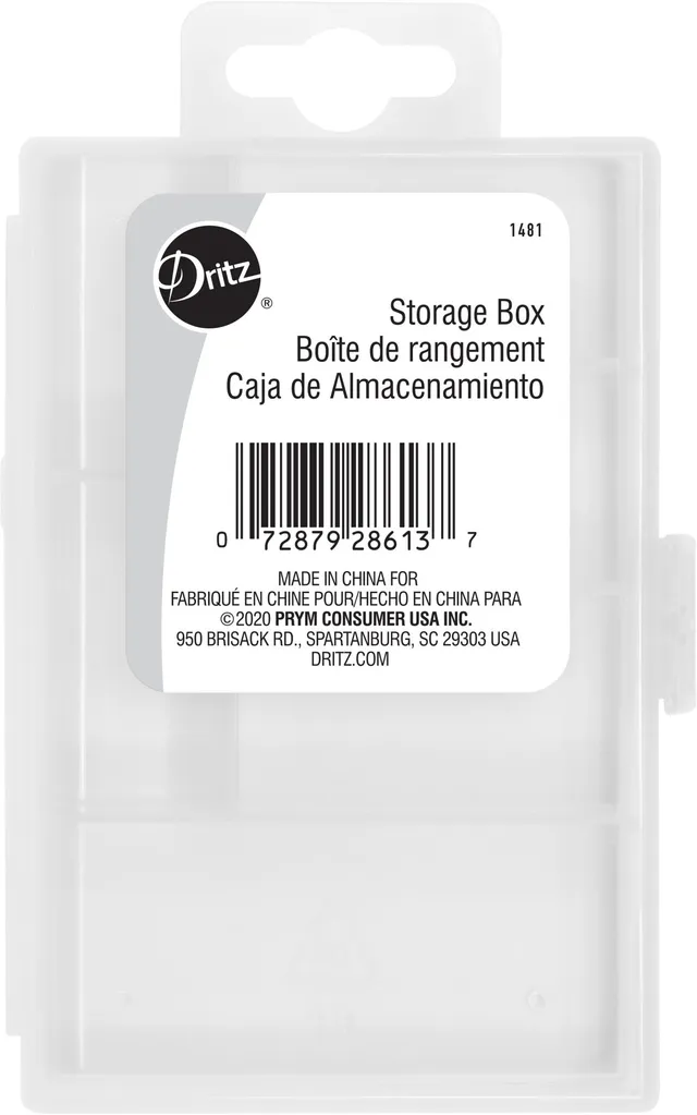 Dritz 1481 Boîte rangement couture transparente 6 cases