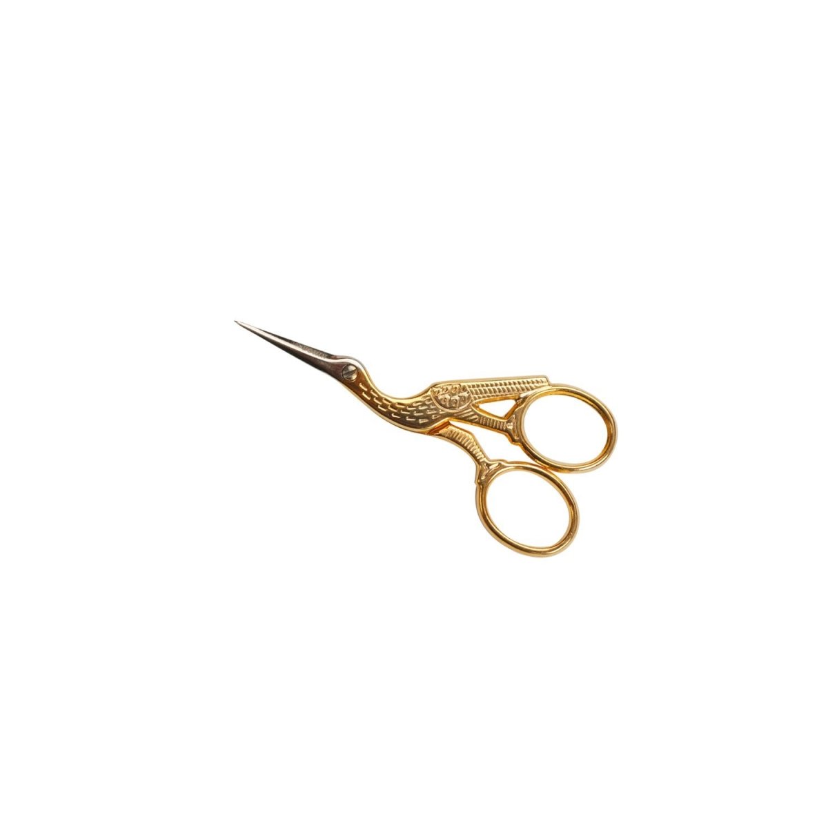 Bohin ciseaux broderie cigogne dorée acier 9 cm