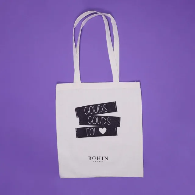 Bohin Tote Bag Couds couds toi coton 38x42 cm