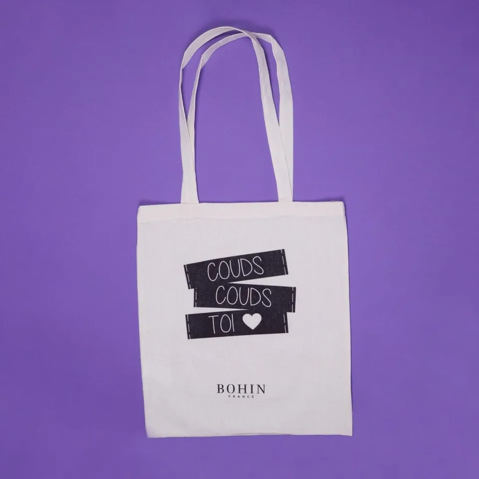 Bohin Tote Bag Couds couds toi coton 38x42 cm