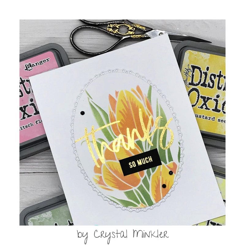 Unity Stamp Sentiments 1 transfert adhésif foil lot 2