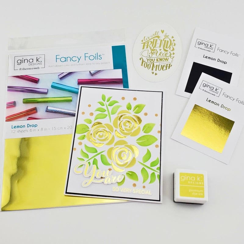 Gina K. Designs Fancy Foil Cartes nuancier 36 cartes