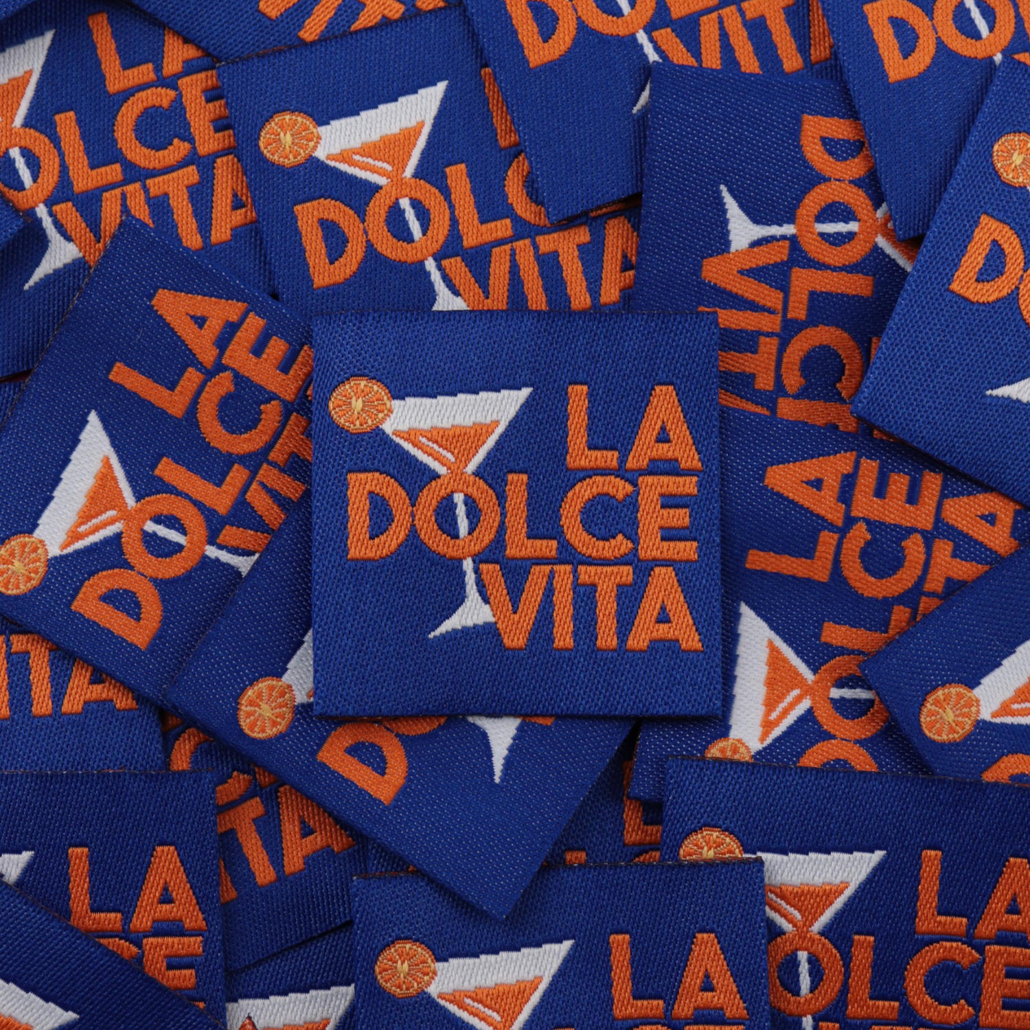 Bohin Étiquettes La dolce vita étiquette tissu 3,5 cm