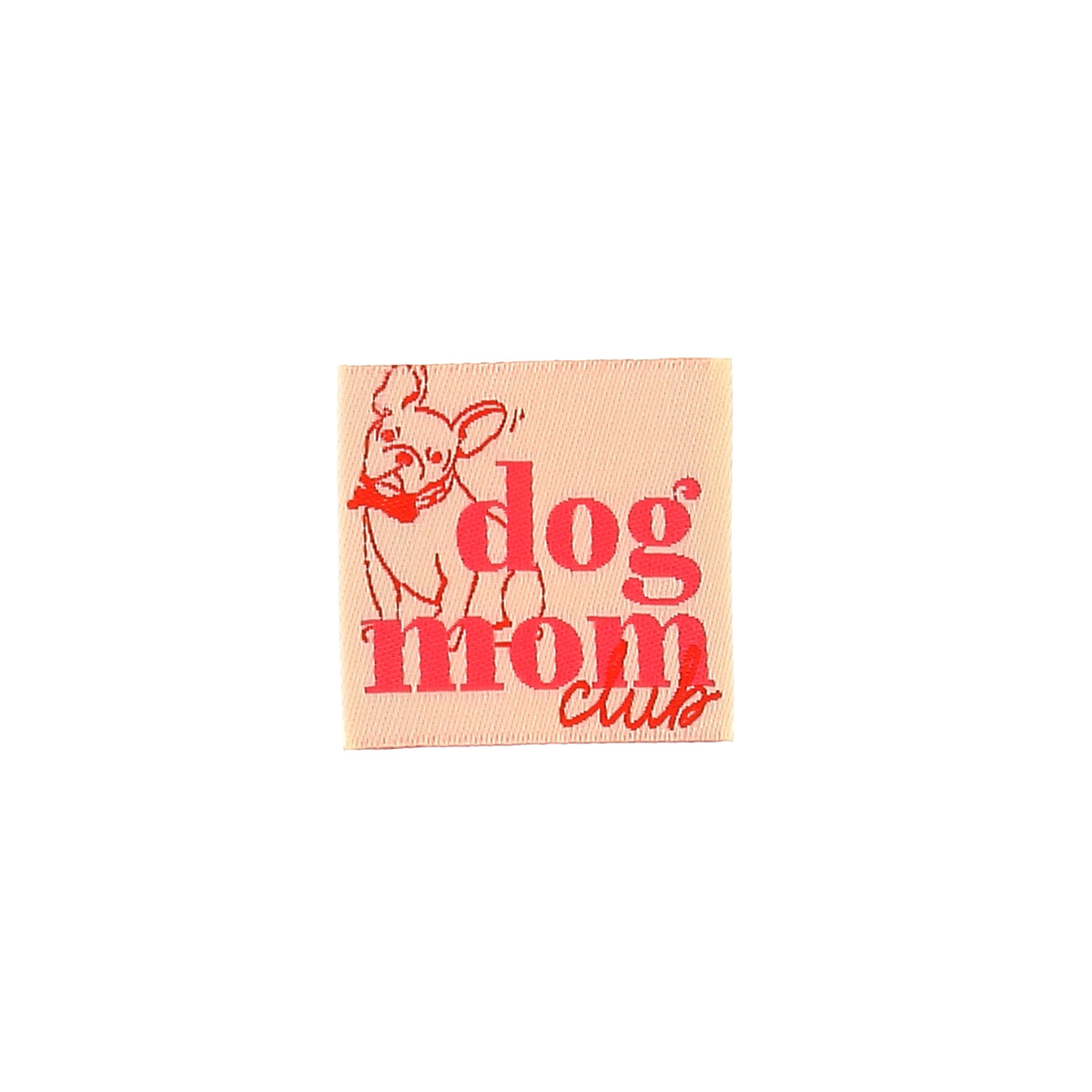 Bohin Étiquette à Coudre Dog Mom Club 3,5 cm Tissée