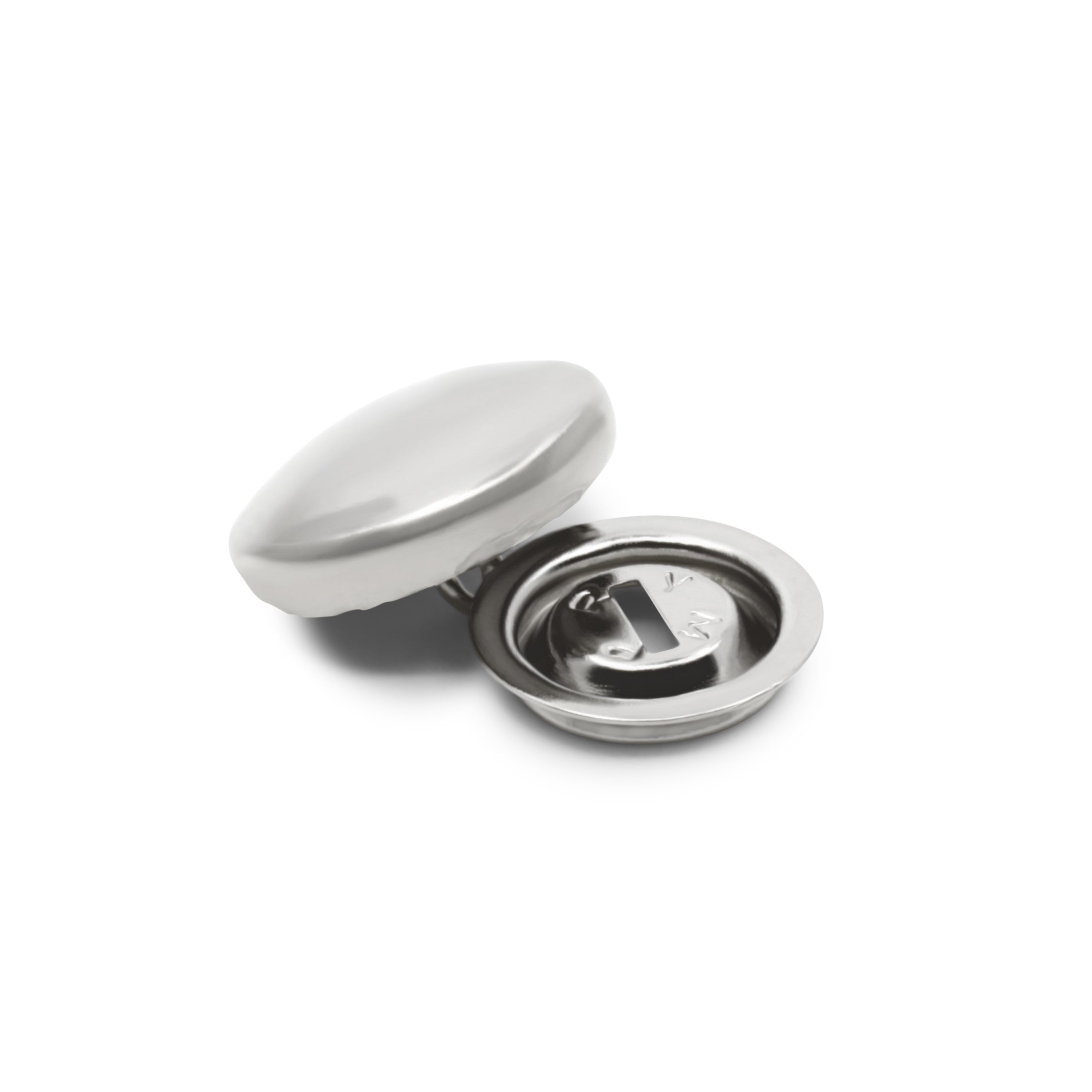 Dritz Half Ball boutons à recouvrir tissu nickel demi-boule 11 mm