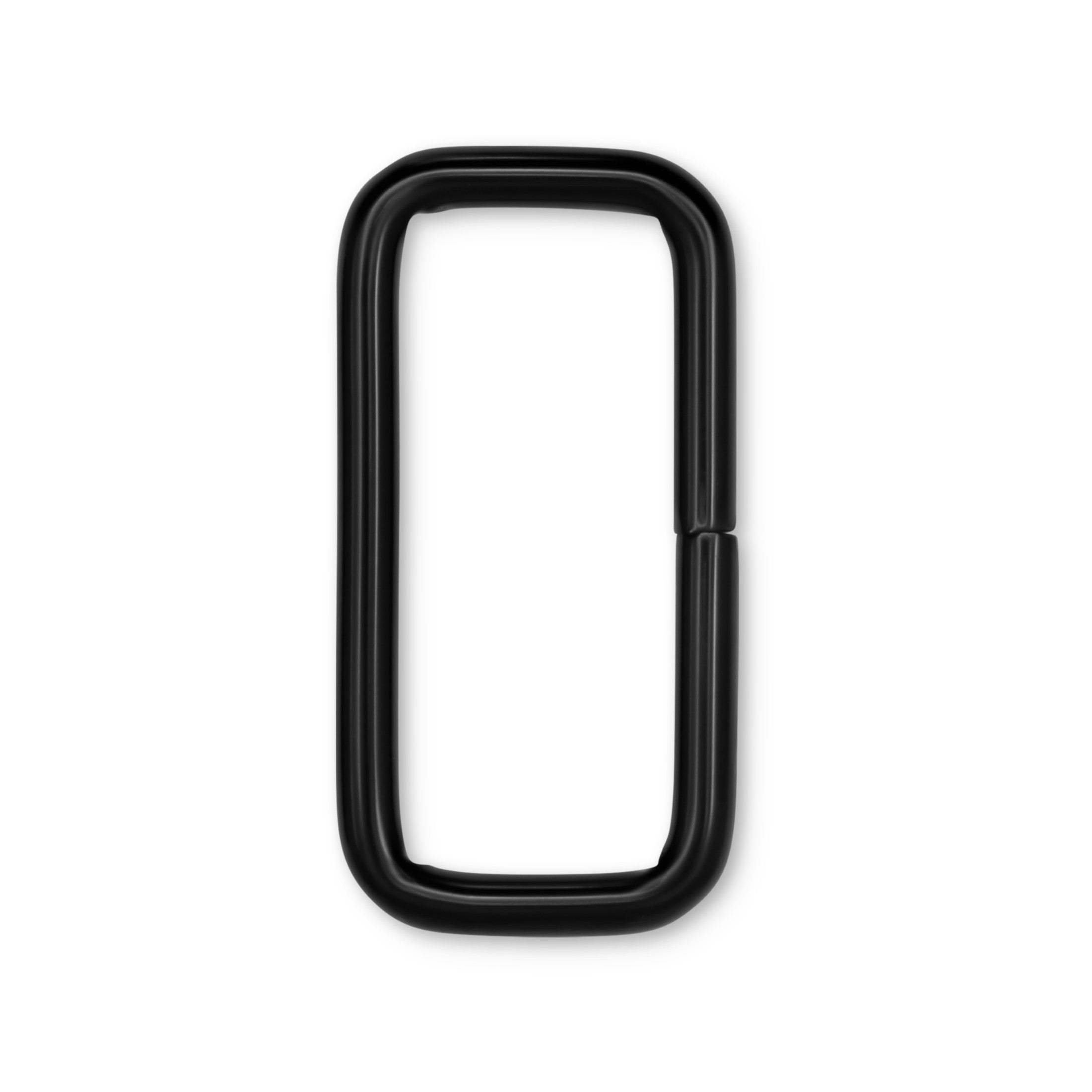 Dritz Anneaux rectangles 38 mm noirs x2