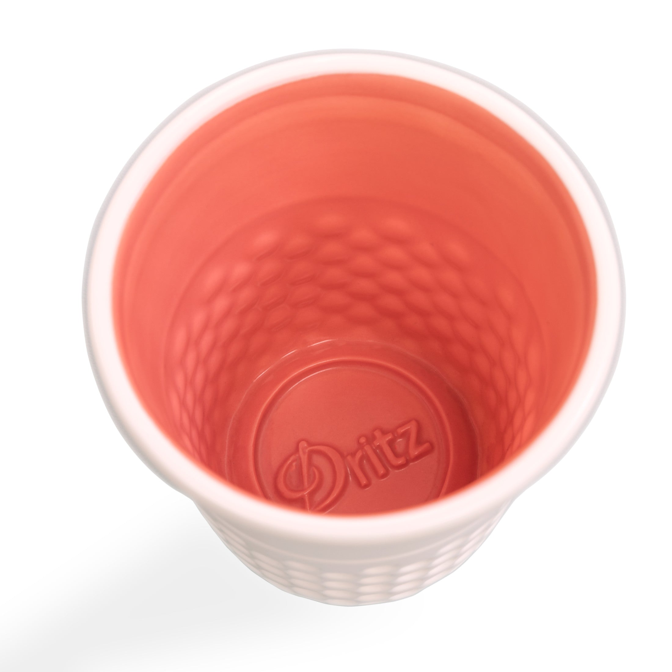 Dritz pot dé à coudre céramique corail rangement