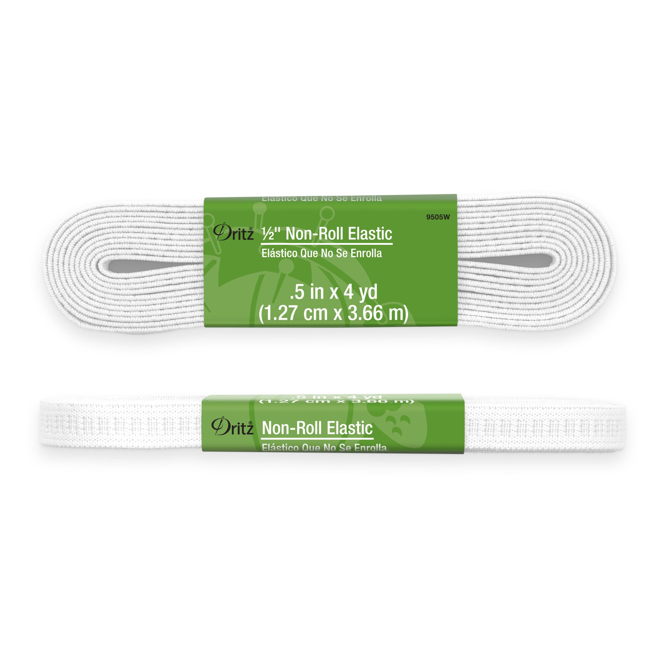 Dritz élastique tissé blanc 13 mm 1 yard