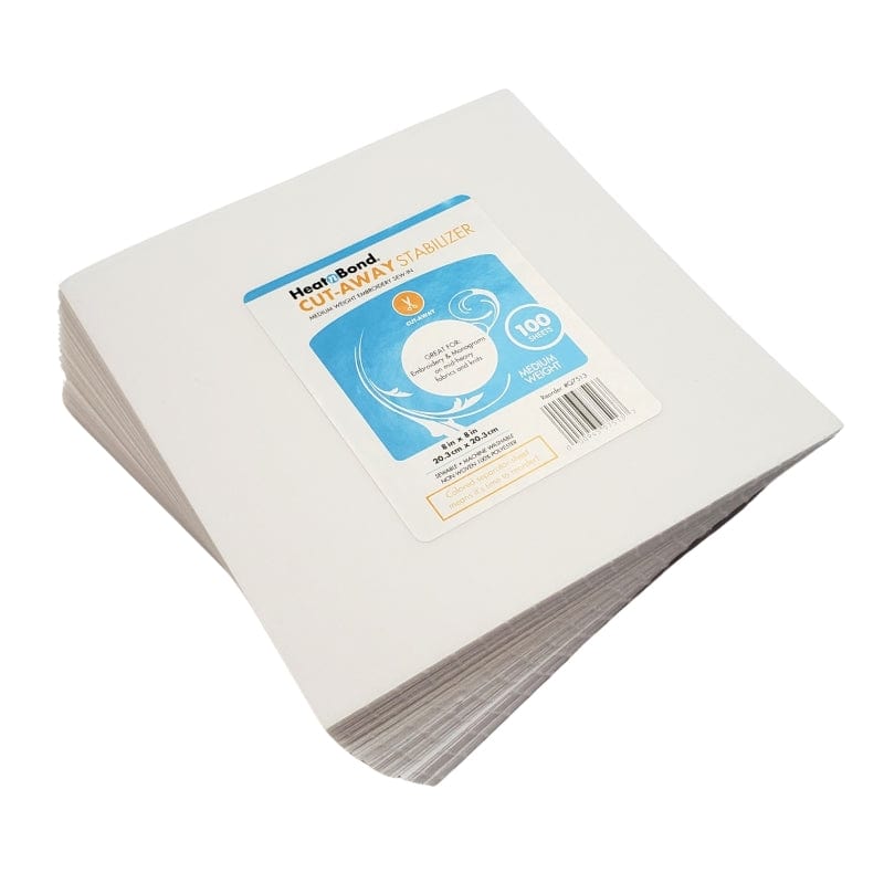HeatnBond Stabilisateur Cut Away Blanc 100 feuilles