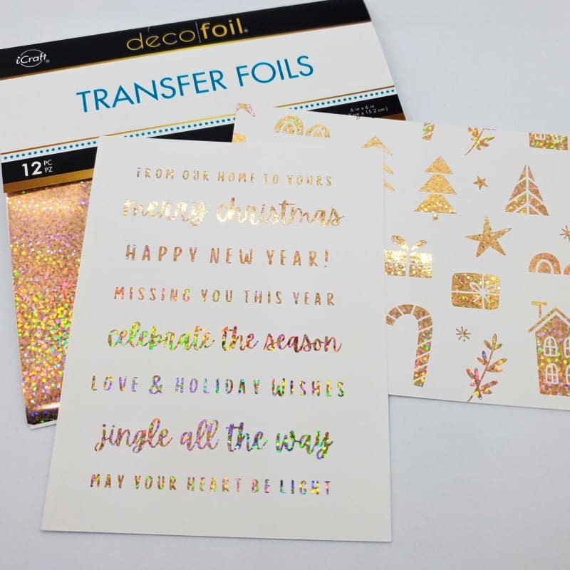 Deco Foil Sparkling Cider foil transfert 12 feuilles cuivré
