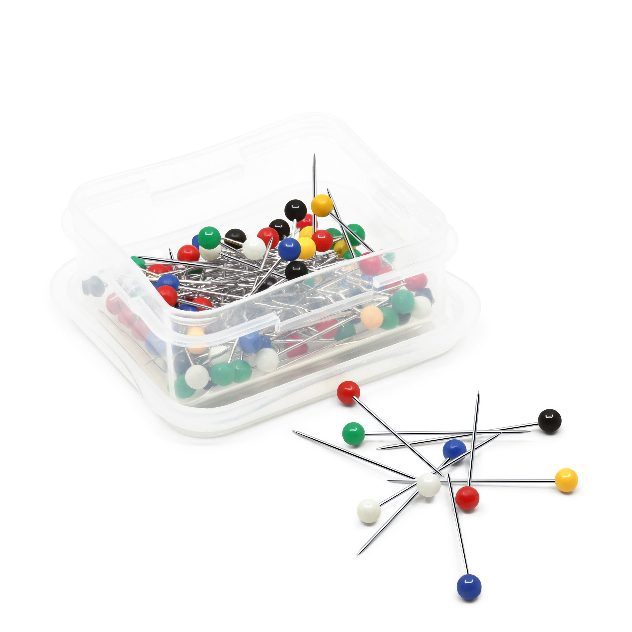 Dritz 27 épingles boule jersey 32 mm 100 pces couleur