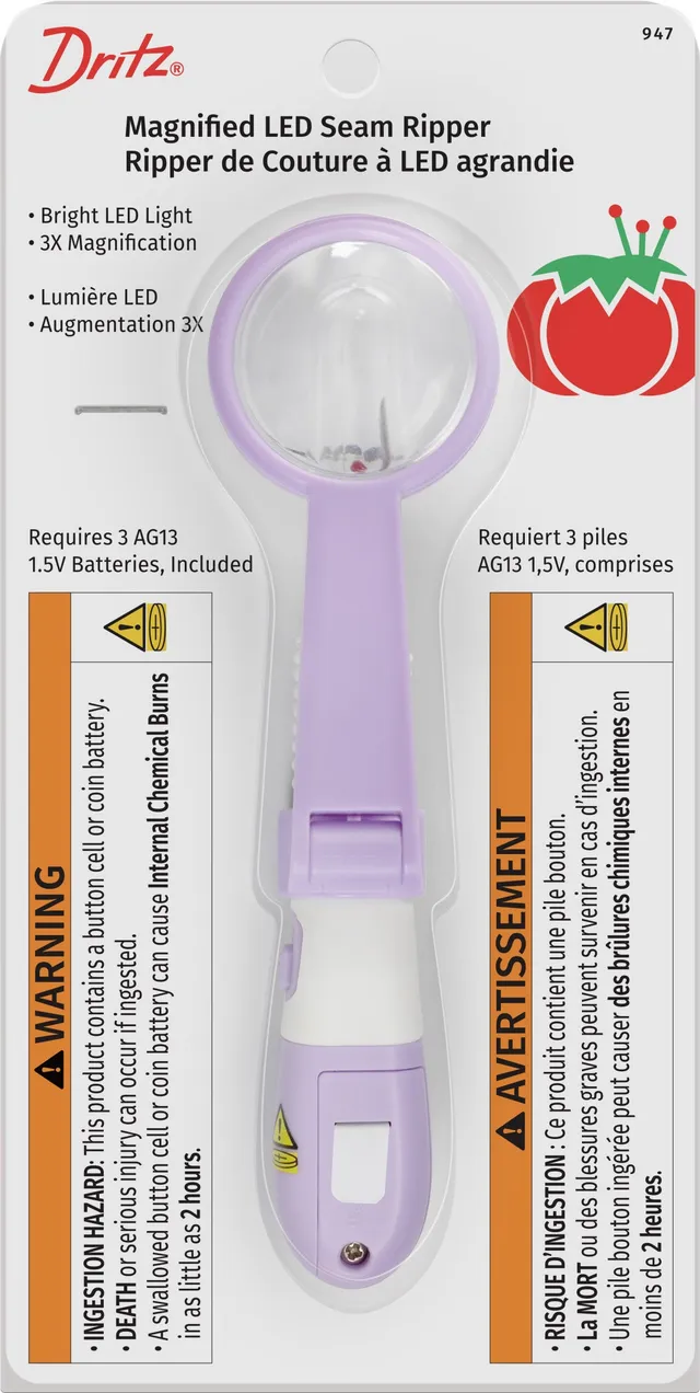 Dritz découd-vite LED loupe pour fil couture