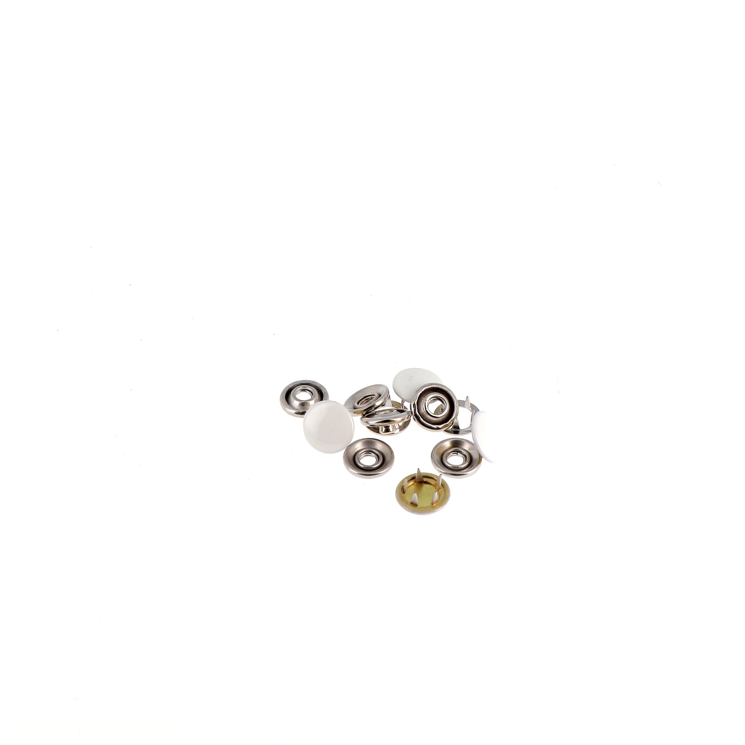 Bohin pressions bouton pression 14 mm argent