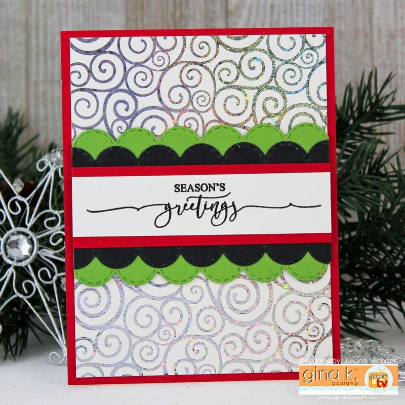 Gina K. Designs Foil-Mates Blizzard papier A2 x10