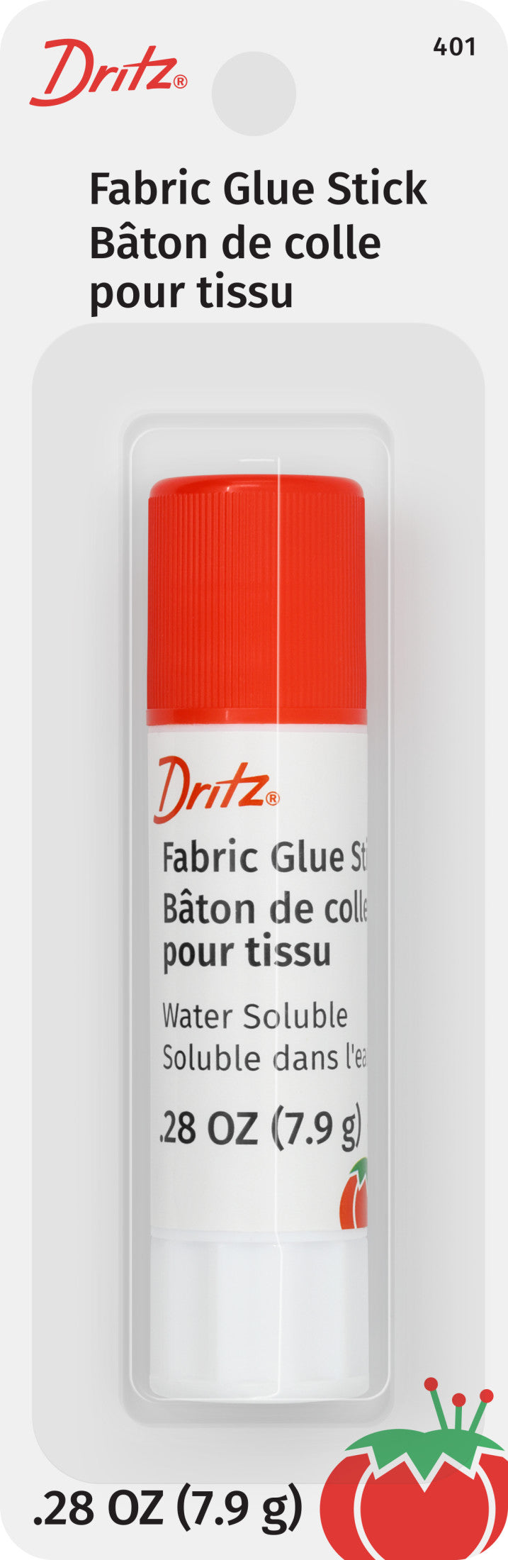 Dritz 401 bâton colle tissu 0,28 oz temporaire lavable