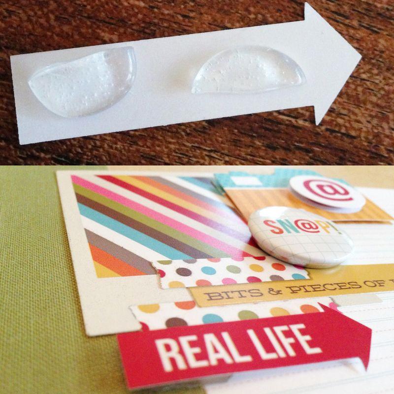 Zots pastilles adhésives 3D rouleau 200 pièces