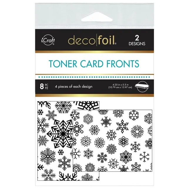 HeatnBond Deco Foil carte toner Winter Sparkle 8 cartes A2