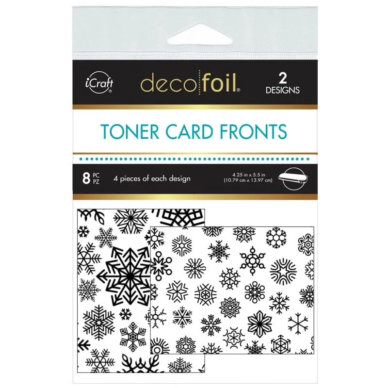 HeatnBond Deco Foil carte toner Winter Sparkle 8 cartes A2