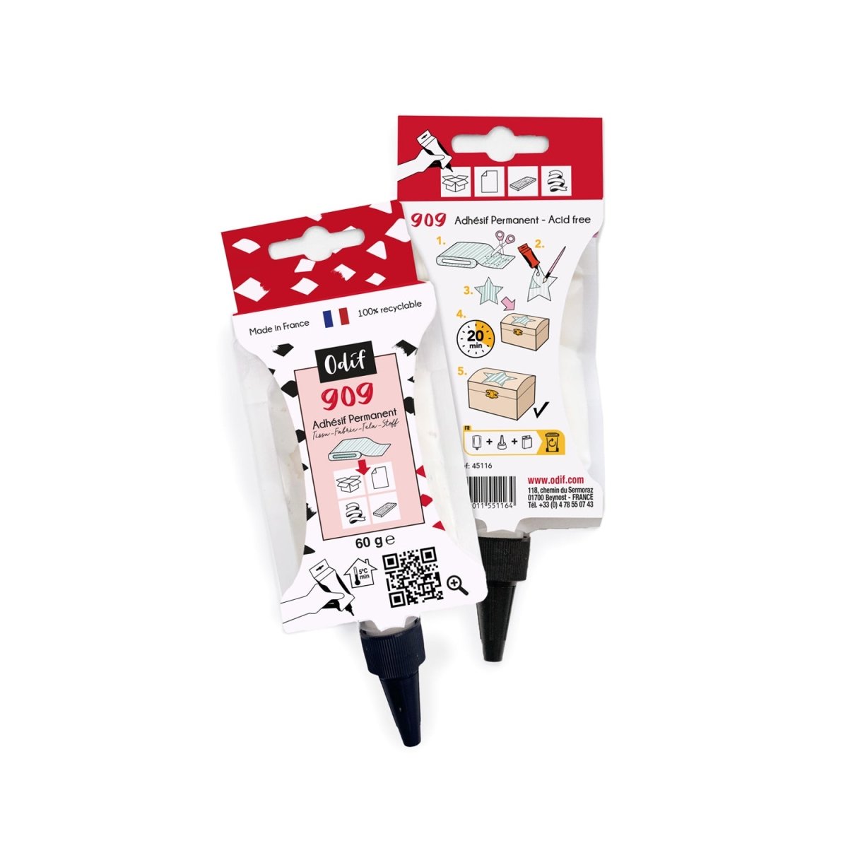Odif 909 colle textile définitive poche spray