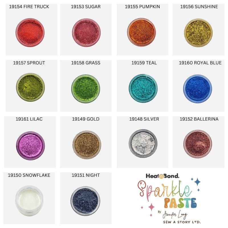 HeatnBond Sew a Story pâte paillettes sprout 24 ml verte