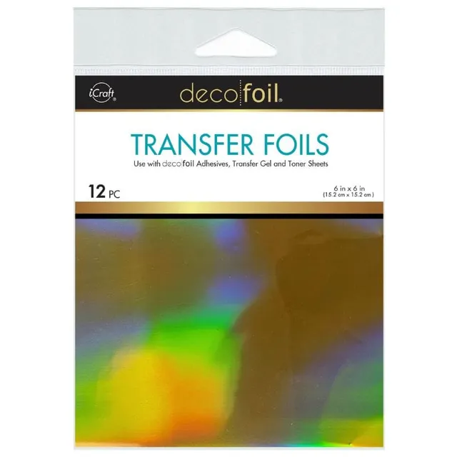 HeatnBond Deco Foil feuille transfert Royal Carriage 15x15 cm 12 feuilles