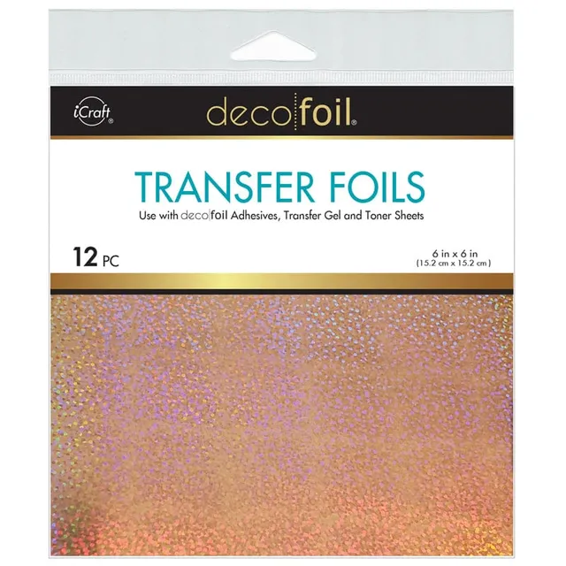 Deco Foil Sparkling Cider foil transfert 12 feuilles cuivré