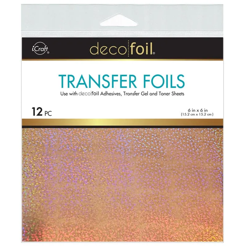Deco Foil Sparkling Cider foil transfert 12 feuilles cuivré