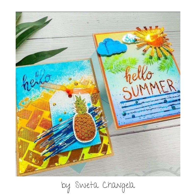 Brutus Monroe Summer Sizzle transfert adhésif 2 feuilles