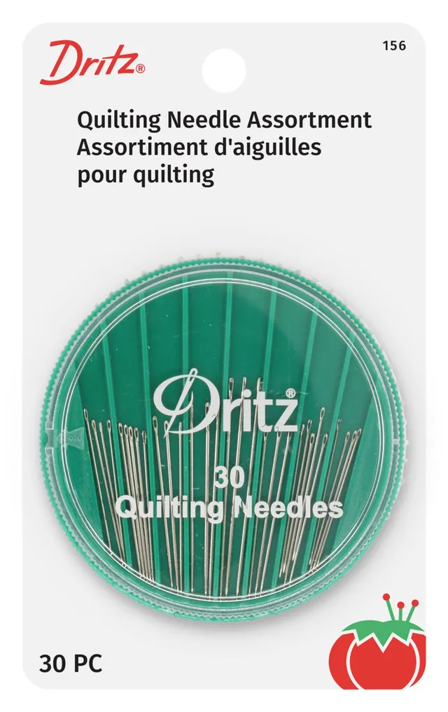 Dritz 156 Aiguilles quilting main 30 pièces tailles 4-12