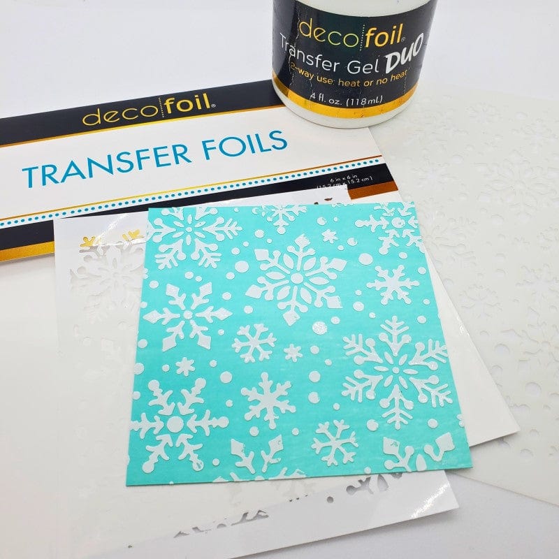 HeatnBond Deco Foil feuille transfert foil Blizzard 12 pcs