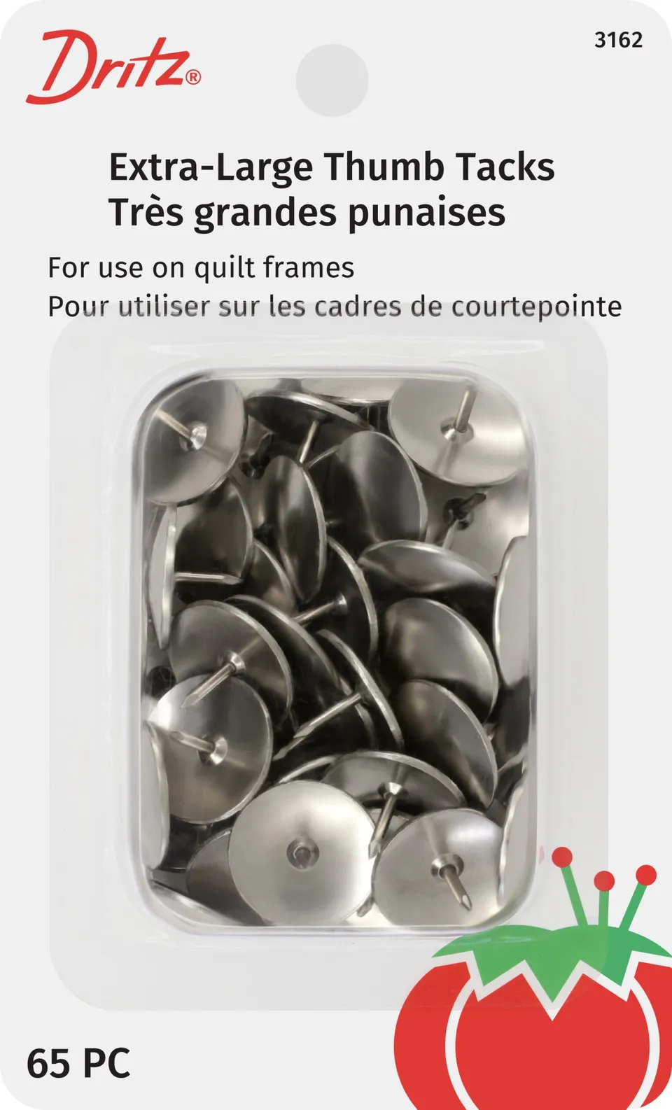 Dritz Clothing Care punaise extra-large argent 65 pc cadre quilt