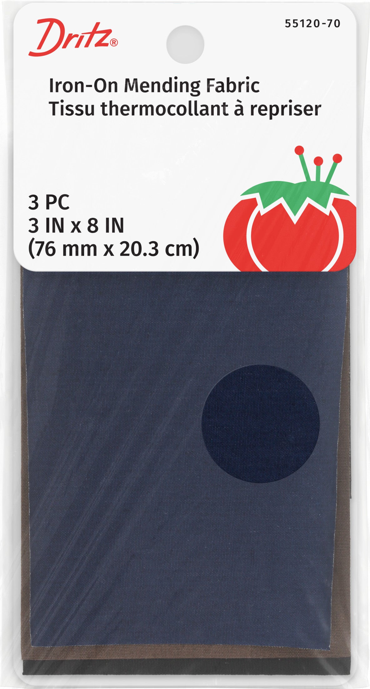 Dritz Adhesives Tissu Thermocollant 3x8 lot 3 couleurs vives