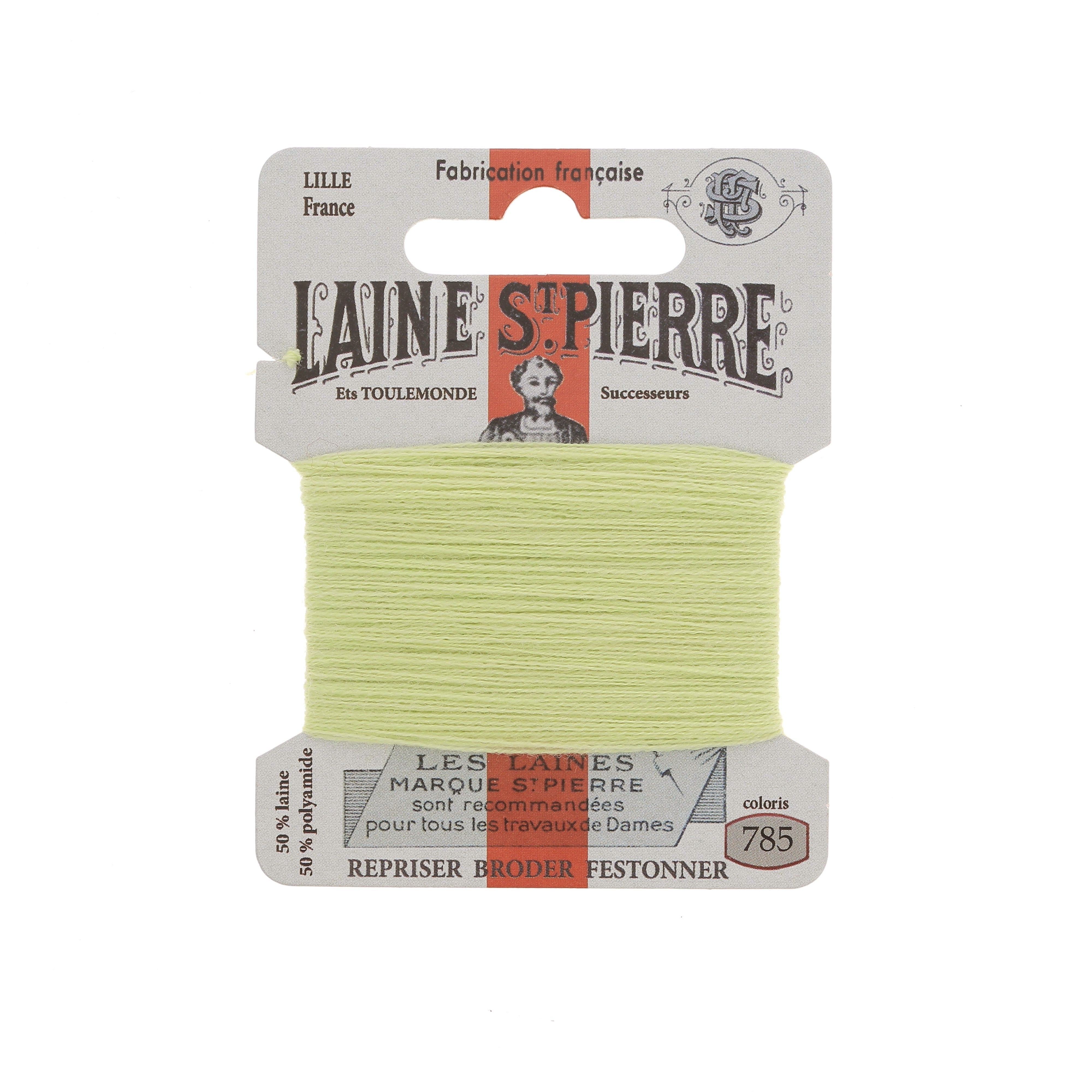 Fil Au Chinois Laine St Pierre fil broder vert laine