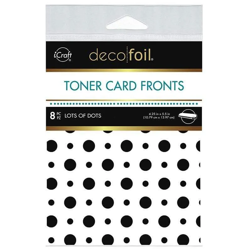 HeatnBond Deco Foil feuilles toner Lots of Dots A2 x8