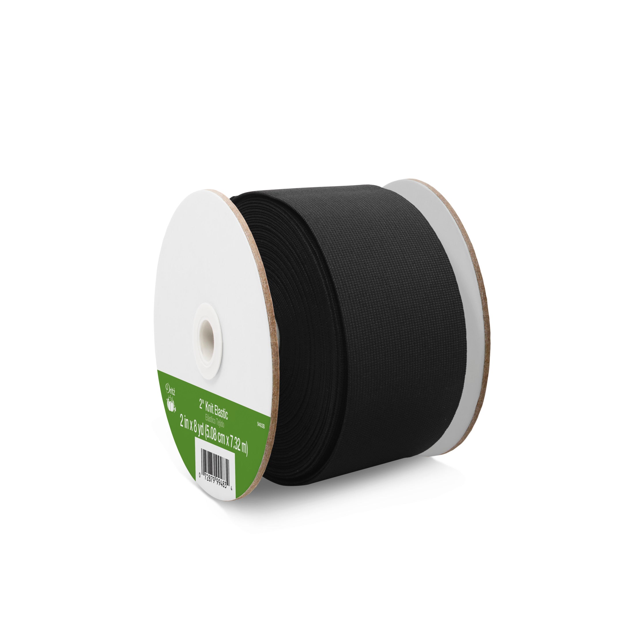 Dritz élastique tricoté noir couture 50 mm 7,3 m souple