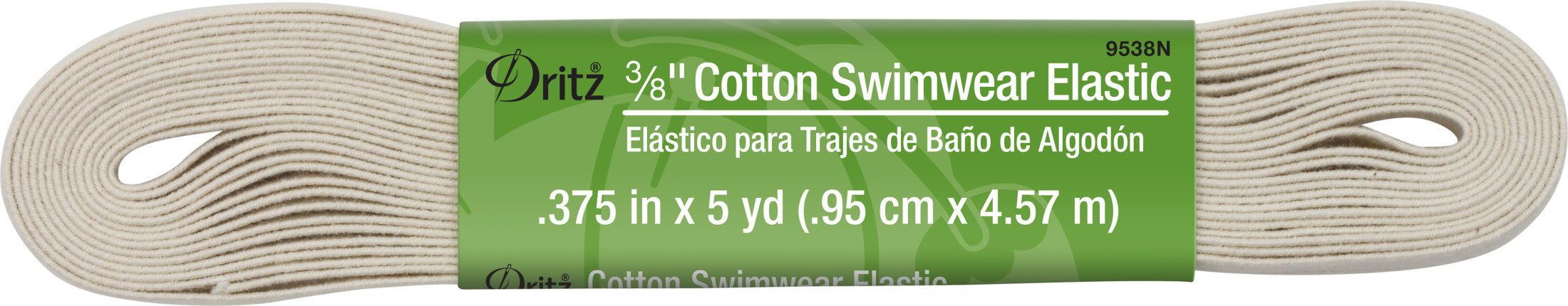 Dritz Elastics Elastique coton maillot naturel 3/8" 2 yd
