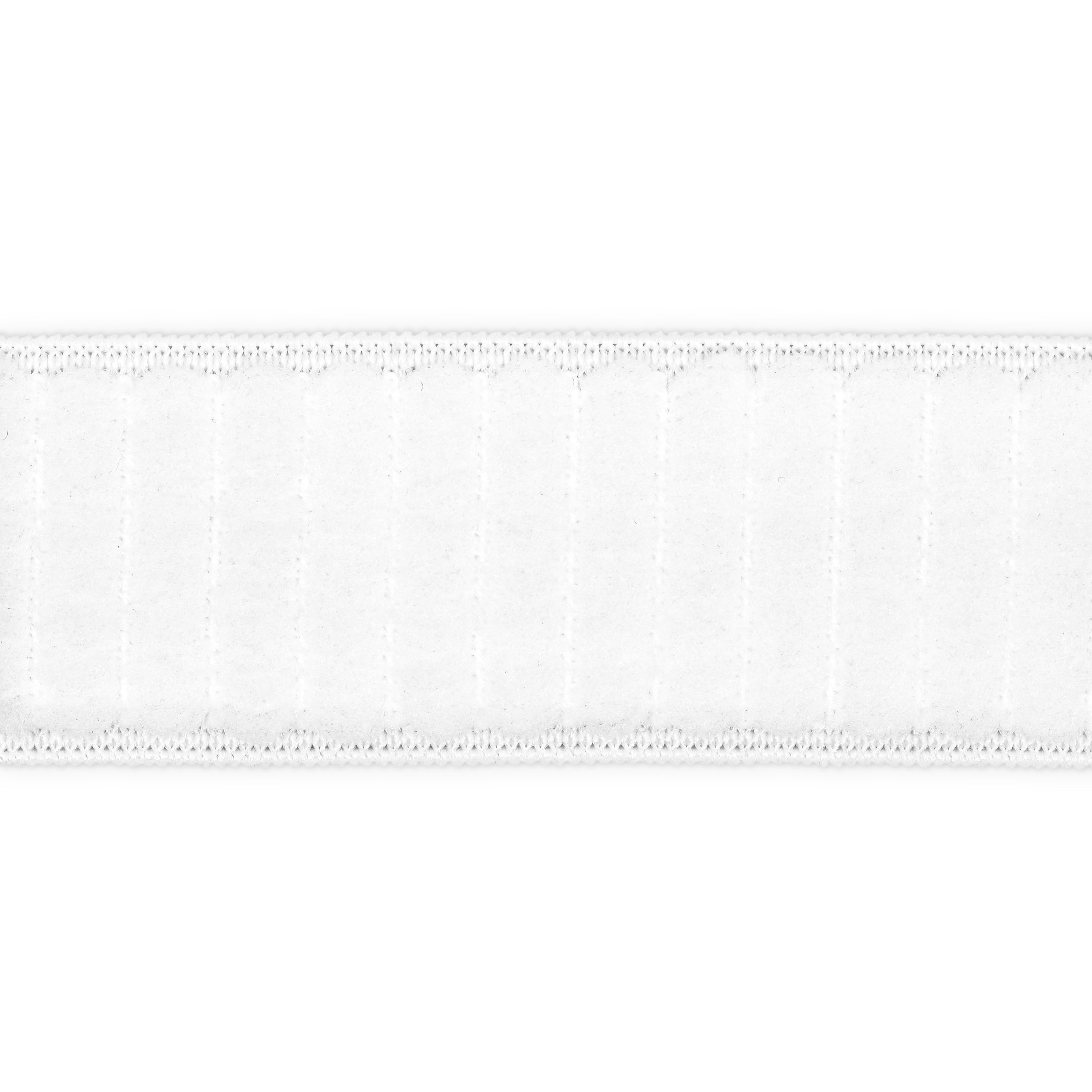 Dritz Élastique couture dos peluche blanc 25 mm
