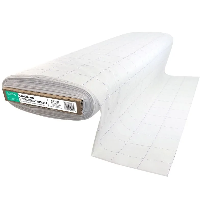 HeatnBond VersaGrid Entoilage Thermocollant 2 Pouces Blanc 2 Yards