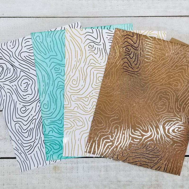Deco Foil Toner Card Fronts Against the Grain 8 feuilles