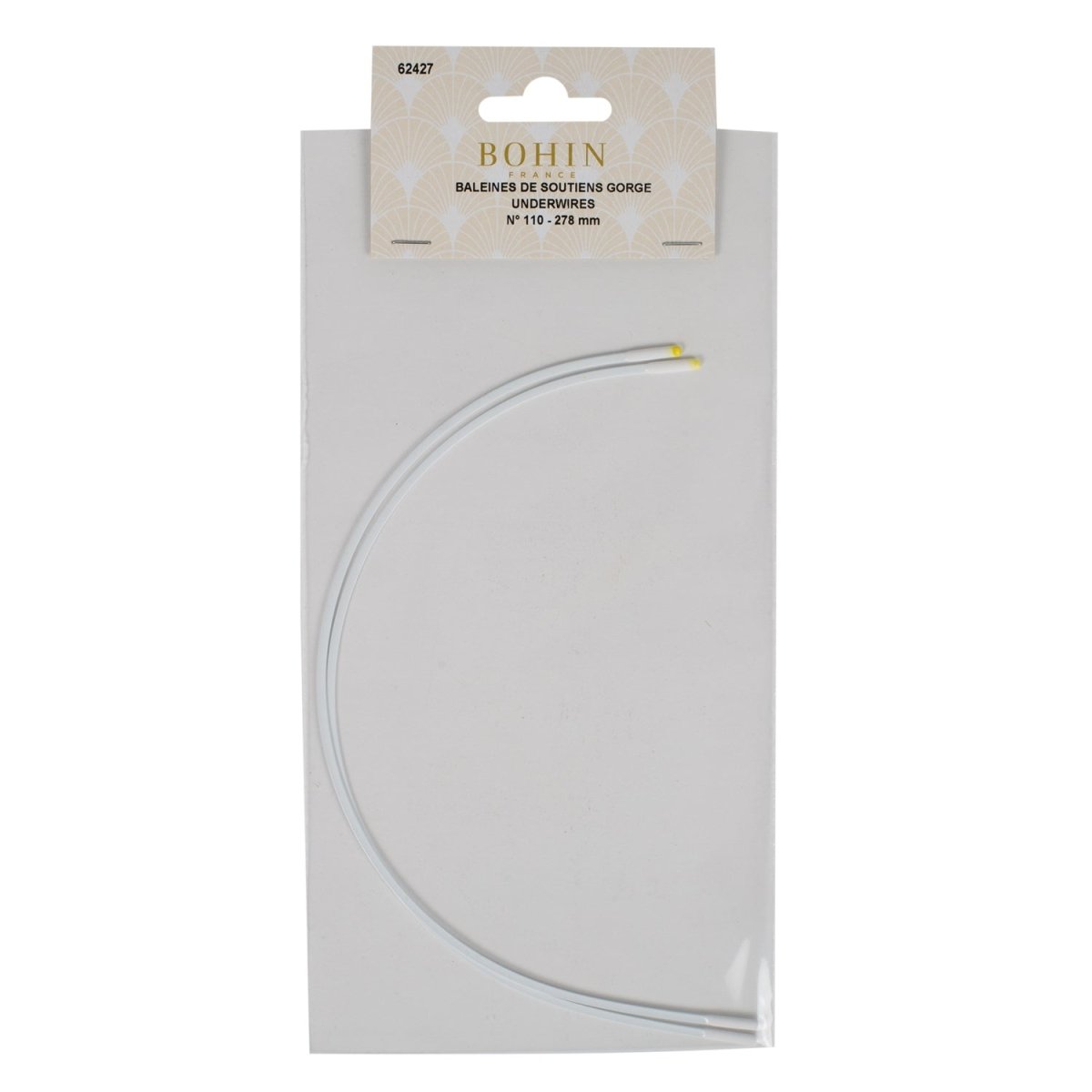 Bohin Accessoires de lingerie Baleines de soutien gorge N°90 acier
