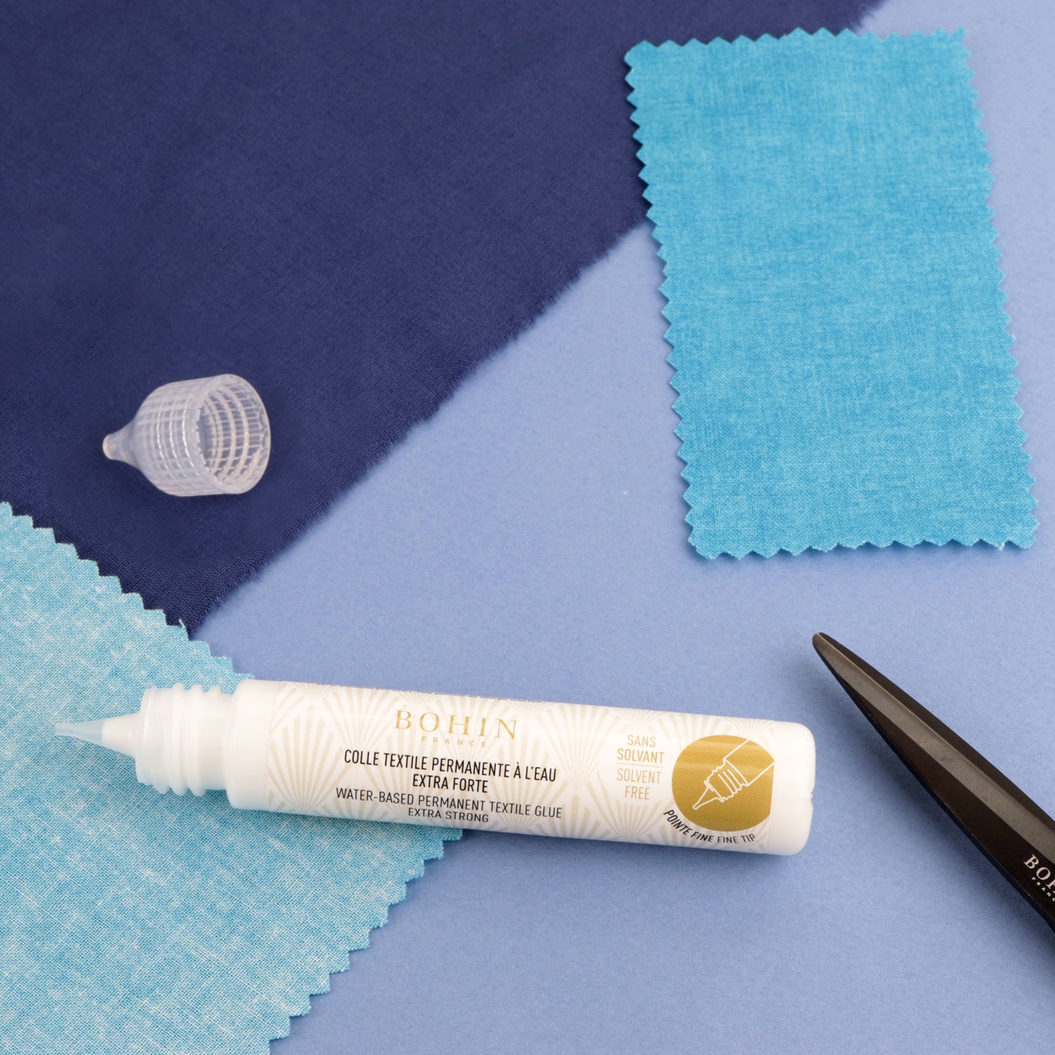 Bohin Colle textile permanente tube 25 ml précision