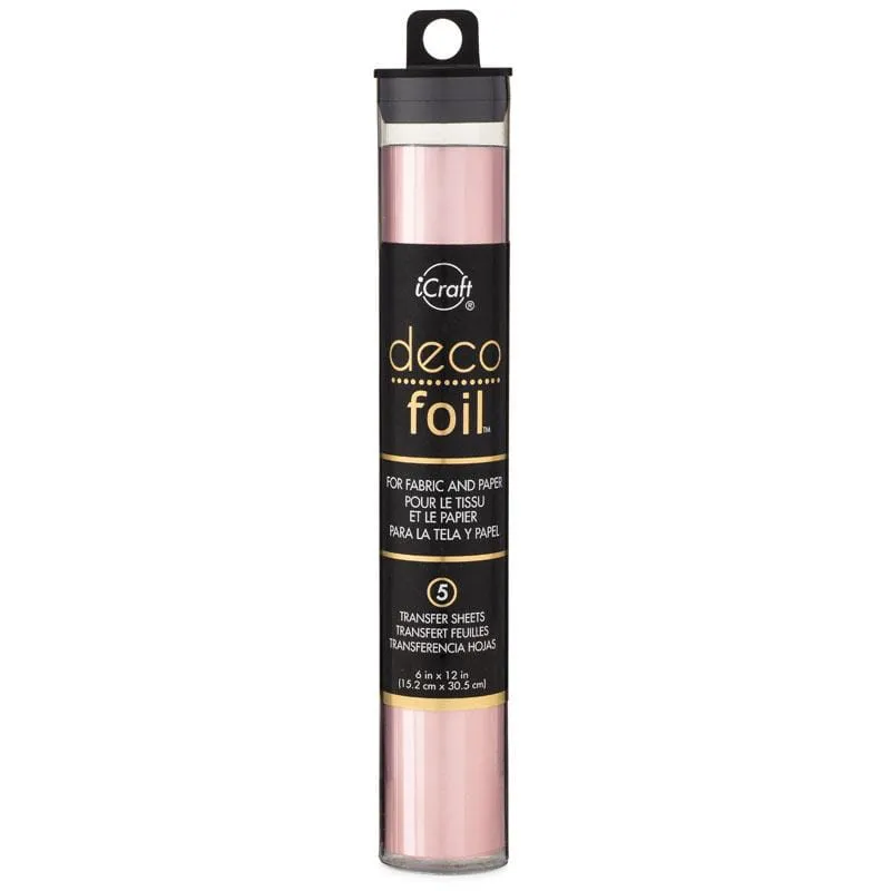 HeatnBond Deco Foil feuilles transfert Pink Quartz brillant