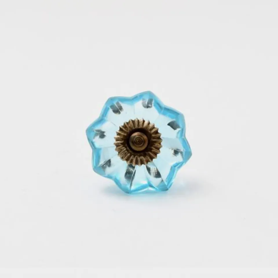 Dritz Home Décor Tools bouton verre bleu festonné