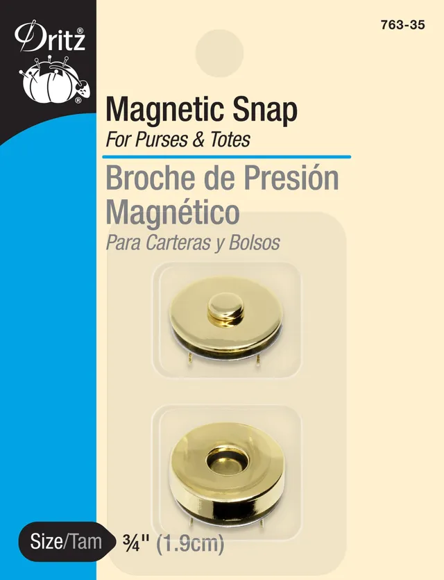 Dritz Fasteners Fermoir Magnétique 3/4" nickel 1 set