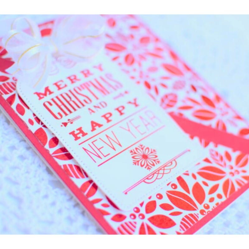 HeatnBond Gina K. Designs Holiday Flora foil-mates 10 feuilles